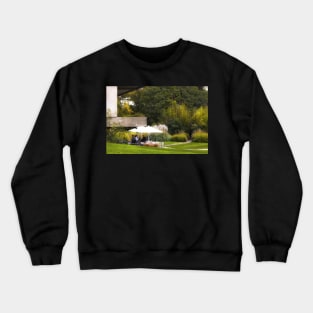 restaurant in the grass Crewneck Sweatshirt